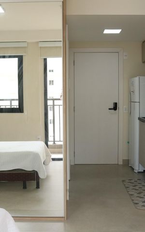 Studio à venda com 26m², 1 quarto e sem vagaQuarto
