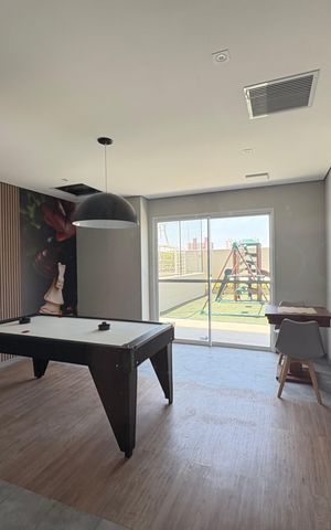 Apartamento à venda com 46m², 2 quartos e 1 vaga Apartamento à venda com 46m², 2 quartos e 1 vagaSalão de jogos