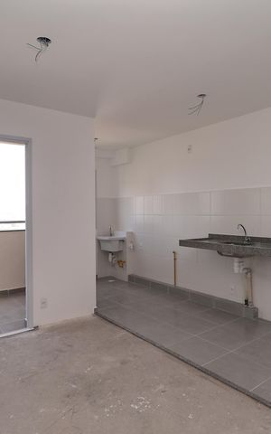 Apartamento à venda com 46m², 2 quartos e 1 vaga Apartamento à venda com 46m², 2 quartos e 1 vagaSala