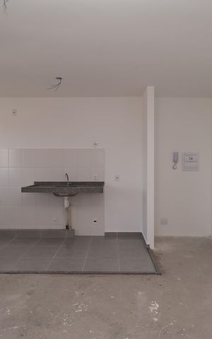 Apartamento à venda com 46m², 2 quartos e 1 vaga Apartamento à venda com 46m², 2 quartos e 1 vagaSala