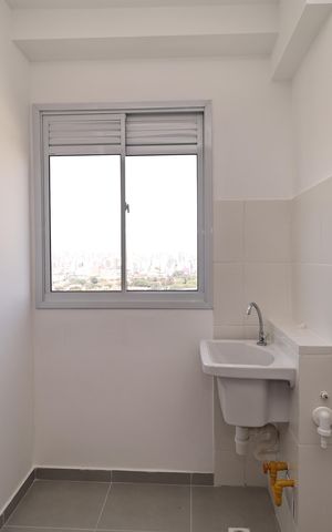 Apartamento à venda com 46m², 2 quartos e 1 vaga Apartamento à venda com 46m², 2 quartos e 1 vagaLavanderia