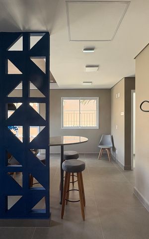 Apartamento à venda com 46m², 2 quartos e 1 vaga Apartamento à venda com 46m², 2 quartos e 1 vagaSalão gourmet