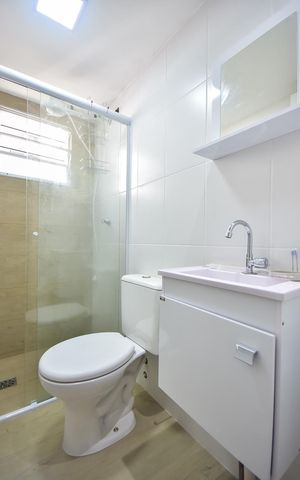 Apartamento para alugar com 52m², 3 quartos e 1 vagaBanheiro da Suíte