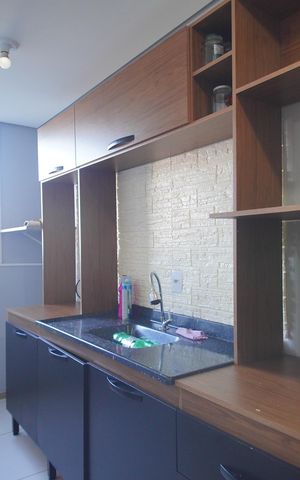 Apartamento à venda com 55m², 2 quartos e 1 vagaCozinha