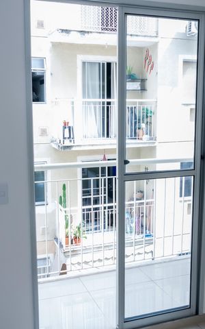 Apartamento à venda com 56m², 3 quartos e 1 vagaVista para a varanda da Sala