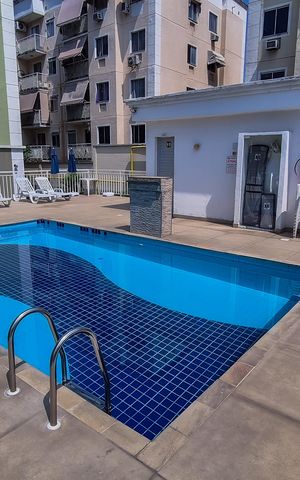 Apartamento à venda com 56m², 3 quartos e 1 vagaÁrea comum piscina 