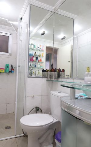 Apartamento à venda com 61m², 3 quartos e 1 vagaBanheiro