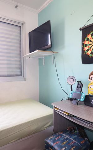 Apartamento à venda com 61m², 3 quartos e 1 vagaQuarto 3