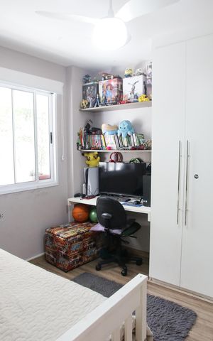 Apartamento à venda com 83m², 3 quartos e 1 vagaQuarto 3