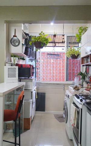 Apartamento à venda com 56m², 2 quartos e sem vagacozinha