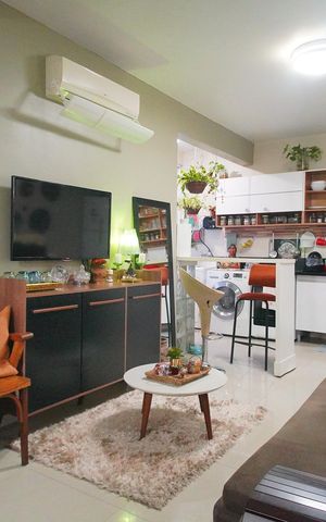 Apartamento à venda com 56m², 2 quartos e sem vagaSala