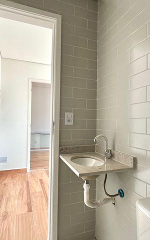 Apartamento para alugar com 34m², 1 quarto e sem vaga Apartamento para alugar com 34m², 1 quarto e sem vagaBanheiro