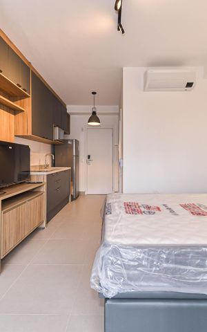 Studio à venda com 27m², 1 quarto e sem vagaQuarto
