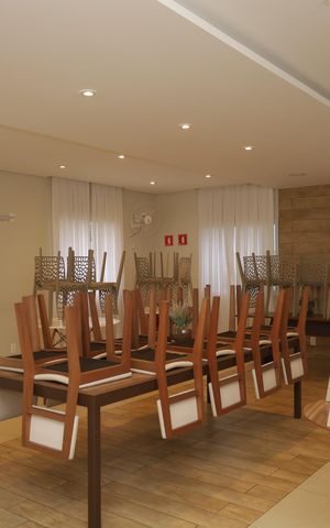 Apartamento para alugar com 34m², 2 quartos e sem vagaÁrea comum - Salão de festas