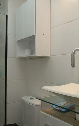 Apartamento para alugar com 34m², 2 quartos e sem vagaBanheiro