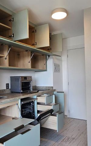 Studio à venda com 25m², 1 quarto e sem vaga