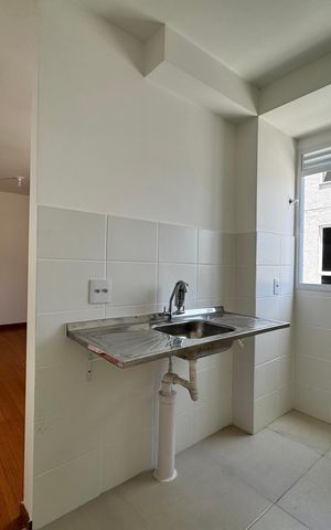 Apartamento à venda com 45m², 2 quartos e 1 vaga Apartamento à venda com 45m², 2 quartos e 1 vagaCozinha e Área de Serviço