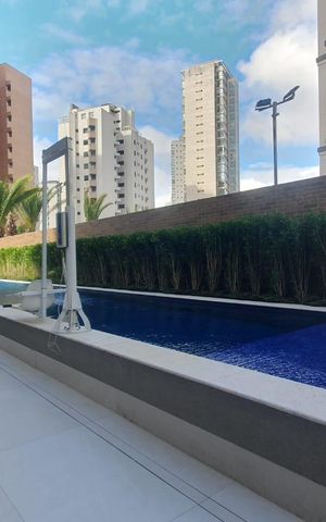 Studio para alugar com 27m², 1 quarto e sem vagaPiscina