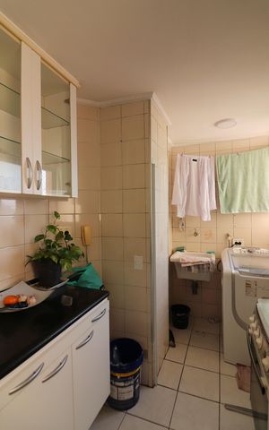 Apartamento para alugar com 47m², 2 quartos e 1 vagaCozinha e Área de Serviço