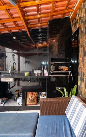 Casa à venda com 115m², 3 quartos e 2 vagasEspaço Gourmet