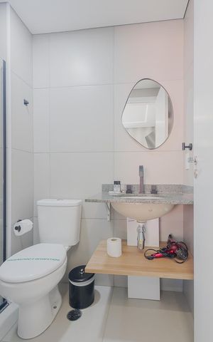 Studio para alugar com 26m², 1 quarto e sem vagaBanheiro Social