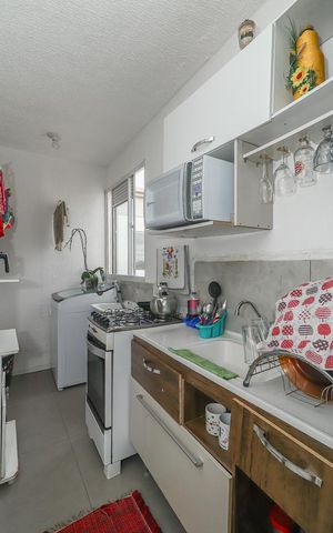 Apartamento à venda com 41m², 2 quartos e sem vagaCozinha e Área de Serviço