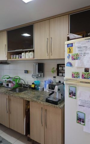 Apartamento à venda com 87m², 3 quartos e 2 vagasCozinha e Área de Serviço