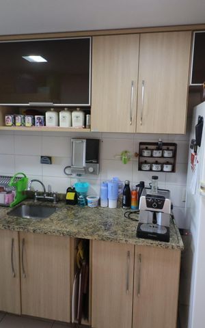 Apartamento à venda com 87m², 3 quartos e 2 vagasCozinha e Área de Serviço