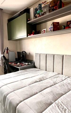 Apartamento à venda com 77m², 2 quartos e 2 vagasQuarto 