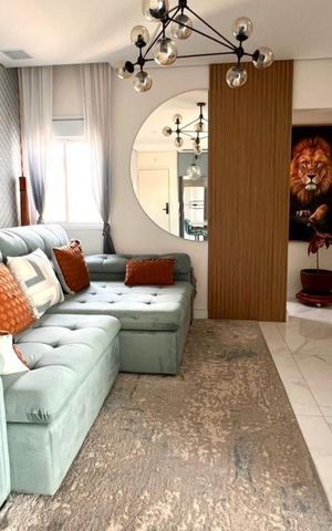 Apartamento à venda com 77m², 2 quartos e 2 vagasSala