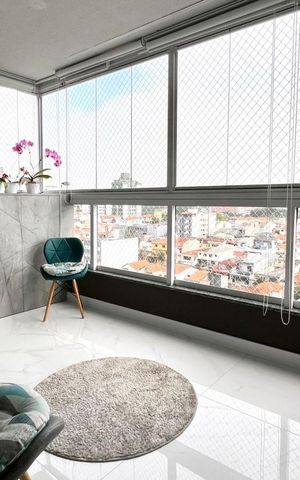 Apartamento à venda com 77m², 2 quartos e 2 vagasVaranda gourmet