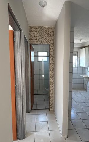 Apartamento para alugar com 47m², 2 quartos e 1 vaga Apartamento para alugar com 47m², 2 quartos e 1 vagaBanheiro Corredor