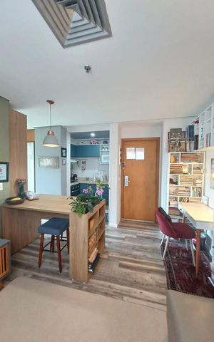 Apartamento à venda com 44m², 1 quarto e 1 vaga Apartamento à venda com 44m², 1 quarto e 1 vagaSala