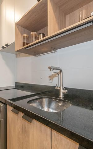 Studio à venda com 27m², 1 quarto e sem vagaCozinha