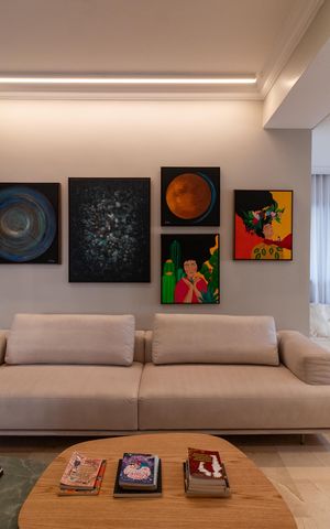 Apartamento à venda com 200m², 4 quartos e 3 vagas Apartamento à venda com 200m², 4 quartos e 3 vagasSala