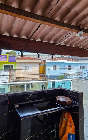 Casa à venda com 200m², 2 quartos e 2 vagasÁrea comum - Churrasqueira