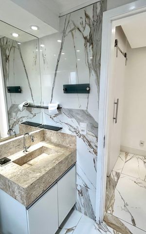 Apartamento para alugar com 58m², 2 quartos e 1 vaga Apartamento para alugar com 58m², 2 quartos e 1 vagaBanheiro Social