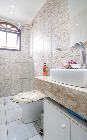 Apartamento à venda com 80m², 3 quartos e 1 vagaBanheiro da suíte