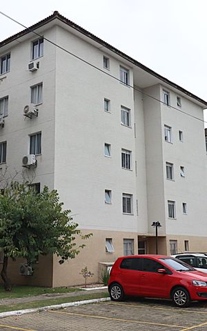 Apartamento para alugar com 50m², 2 quartos e 1 vagaFachada 