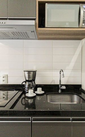 Apartamento à venda com 25m², 1 quarto e sem vaga Apartamento à venda com 25m², 1 quarto e sem vagaCozinha
