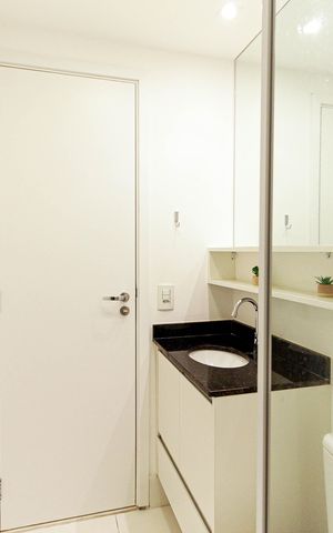 Apartamento à venda com 25m², 1 quarto e sem vaga Apartamento à venda com 25m², 1 quarto e sem vagaBanheiro