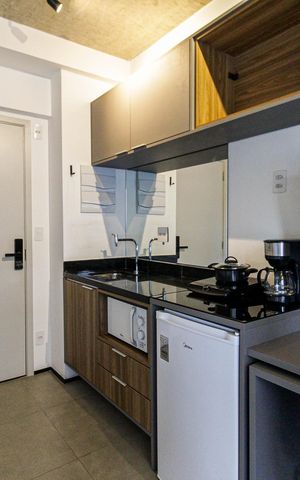 Apartamento à venda com 18m², 1 quarto e sem vagaCozinha 