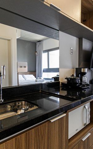 Apartamento à venda com 18m², 1 quarto e sem vagaCozinha 
