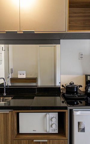 Apartamento à venda com 18m², 1 quarto e sem vagaCozinha 