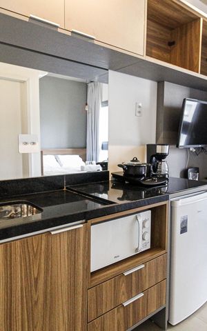 Apartamento à venda com 18m², 1 quarto e sem vagaCozinha 