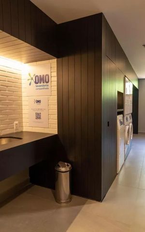 Studio para alugar com 27m², 1 quarto e sem vaga Studio para alugar com 27m², 1 quarto e sem vagaLavanderia