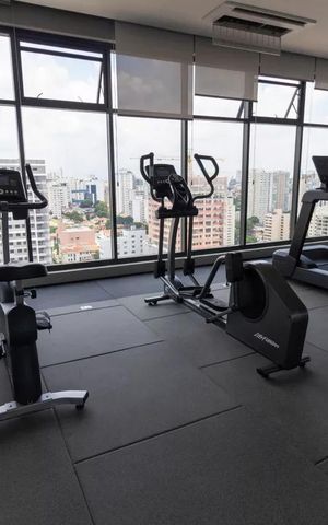 Studio para alugar com 27m², 1 quarto e sem vaga Studio para alugar com 27m², 1 quarto e sem vagaAcademia