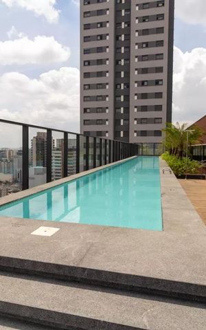 Studio para alugar com 27m², 1 quarto e sem vaga Studio para alugar com 27m², 1 quarto e sem vagaPiscina