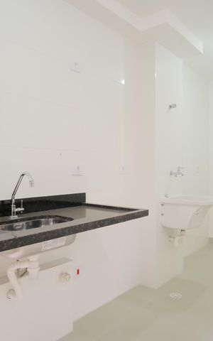Apartamento à venda com 38m², 2 quartos e sem vagaCozinha e Área de Serviço