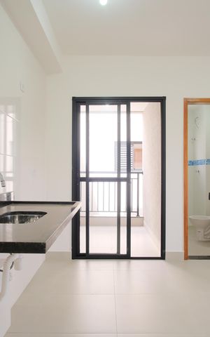 Apartamento à venda com 41m², 2 quartos e sem vagaCozinha e Área de Serviço